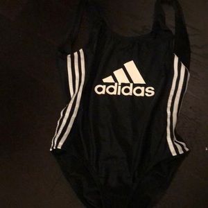 One piece adidas swim suit/ bodysuit